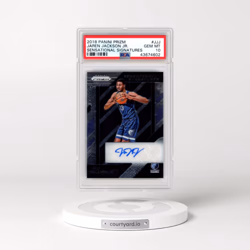 2018 Panini Prizm Sensational Signatures #SSJJJ Jaren Jackson Jr. (PSA 10 GEM MINT)
