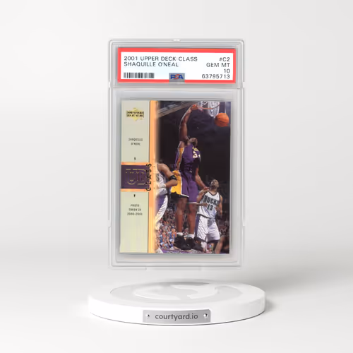 2001 Upper Deck Class #C2 Shaquille O'Neal (PSA 10 GEM MINT)