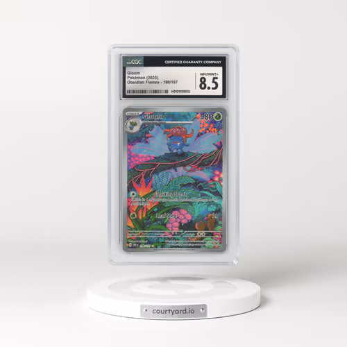 2023 Obsidian Flames - OBF EN #198/197 Gloom - Illustration Rare (CGC 8.5 NM-MT+)