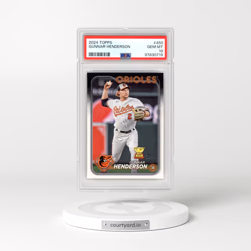 2024 Topps #450 Gunnar Henderson (PSA 10 GEM MINT)