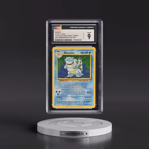 2023 Pokémon Clb-Trading Card Game Classic Blastoise & Suicune EX Deck #003 Blastoise (CGC 9 MINT)