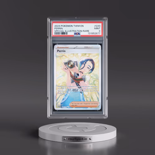 2024 Pokémon Twm EN-Twilight Masquerade #220 Perrin - Special Illustration Rare (PSA 9 MINT)