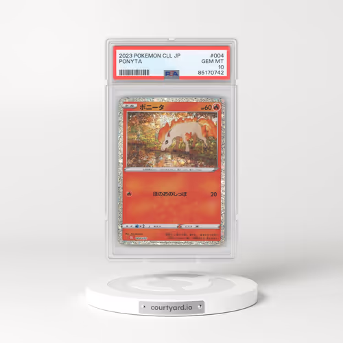 2023 Japanese Charizard & Ho-Oh EX Deck #4 Ponyta (PSA 10 GEM MINT)