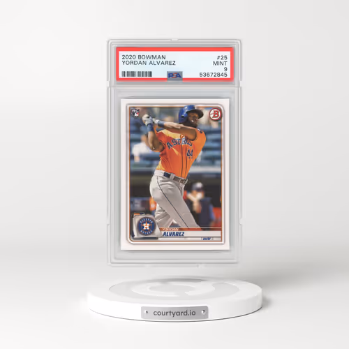 2020 Bowman #25 Yordan Alvarez (PSA 9 MINT)