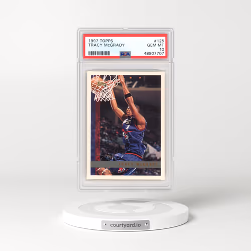 1997 Topps #125 Tracy McGrady (PSA 10 GEM MINT)