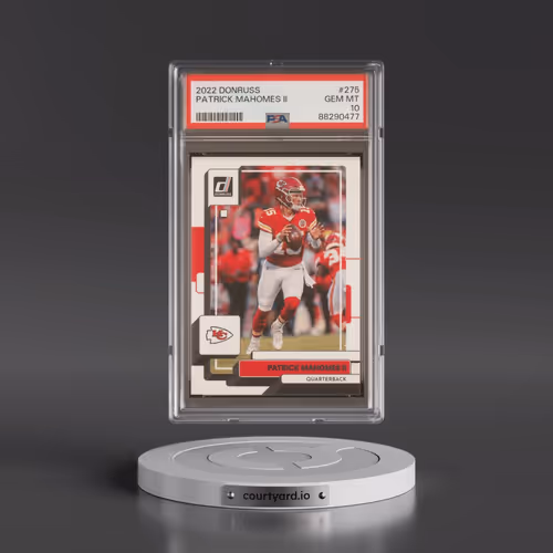 2022 Panini Donruss #275 Patrick Mahomes II (PSA 10 GEM MINT)