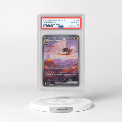 2023 Pokémon Sv2a-Pokemon 151 #201 Charizard EX - Holo Special Art Rare (PSA 10 GEM MINT)