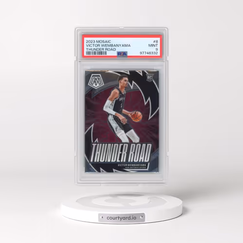 2023 Panini Mosaic Thunder Road #8 Victor Wembanyama (PSA 9 MINT)
