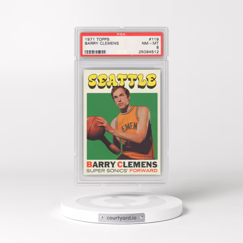 1971 Topps #119 Barry Clemens (PSA 8 NM-MT)