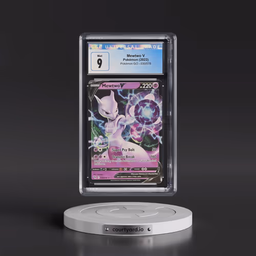 2022 Pokémon GO #030/078 Mewtwo V - Holo (CGC 9 MINT)