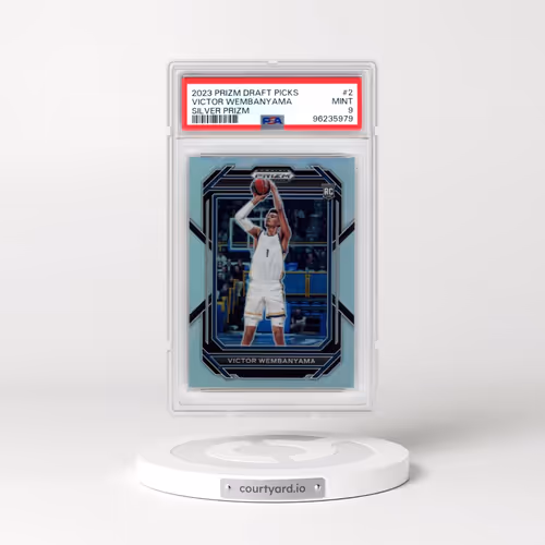 2023 Panini Prizm Draft Picks #2 Victor Wembanyama - Silver Prizm (PSA 9 MINT)