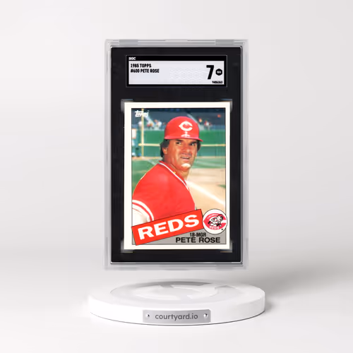 1985 Topps #600 Pete Rose (SGC 7 NM)