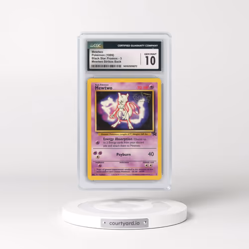 1999 Black Star Promos #3 Mewtwo - Mewtwo Strikes Back (CGC 10 GEM MINT)