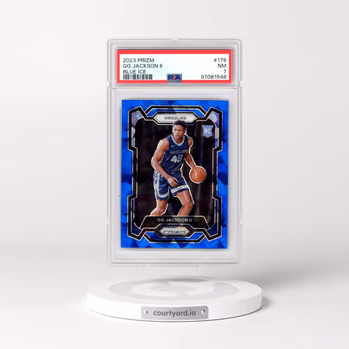2023 Panini Prizm #179 GG Jackson II - Blue Ice (PSA 7 NM)