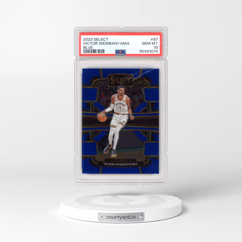 2023 Panini Select #87 Victor Wembanyama - Blue (PSA 10 GEM MINT)