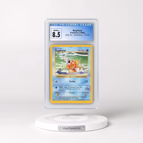 1999 Base Set #35/102 Magikarp - Shadowless Shadowless (CGC 8.5 NM-MT+)