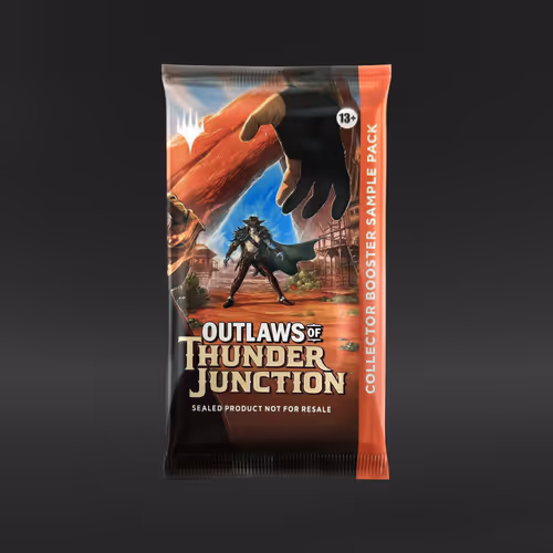 Magic: The Gathering Outlaws of Thunder Junction - Collector Booster Sample (1 Booster Pack - Art Ma