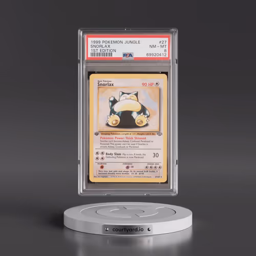 1999 Pokémon Jungle #27 Snorlax - 1st Edition (PSA 8 NM-MT)
