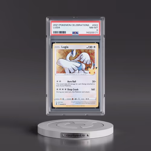 2021 Pokémon Celebrations #022 Lugia (PSA 8 NM-MT)
