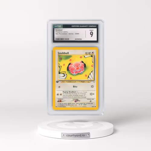2001 Neo Revelation #55/64 Snubbull - 1st Edition (CGC 9 MINT)