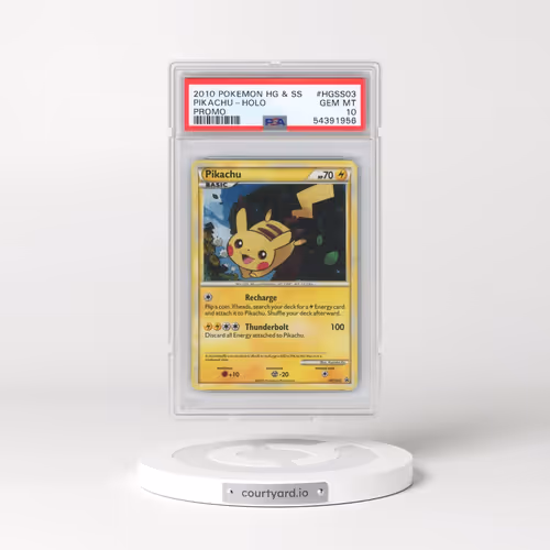 2010 Pokémon Heartgold & Soulsilver Promo #HGSS03 Pikachu - Holo (PSA 10 GEM MINT)
