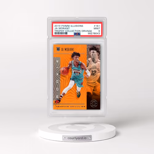 2019 Panini Illusions #161 Ja Morant - Trophy Collection Orange (PSA 9 MINT)