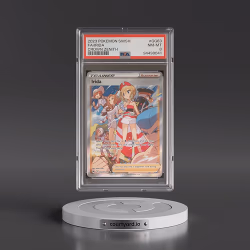 2023 Pokémon Sword and Shield Crown Zenith #GG63 Irida - Full Art (PSA 8 NM-MT)