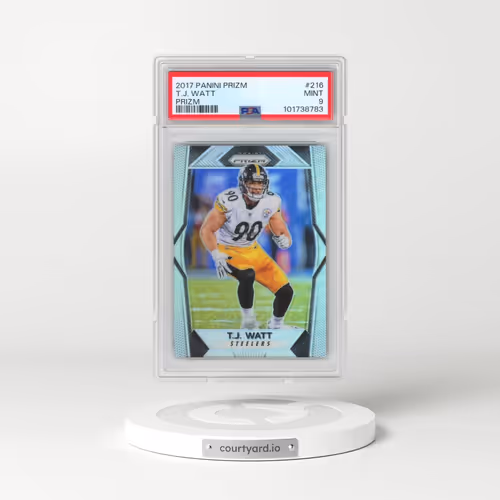 2017 Panini Prizm #216 T.J. Watt - Prizm (PSA 9 MINT)