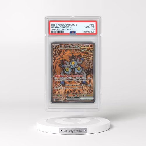 2024 Pokémon Sv8a-Terastal Fest EX #215 Sandy Shocks EX - Holo Special Art Rare (PSA 10 GEM MINT)