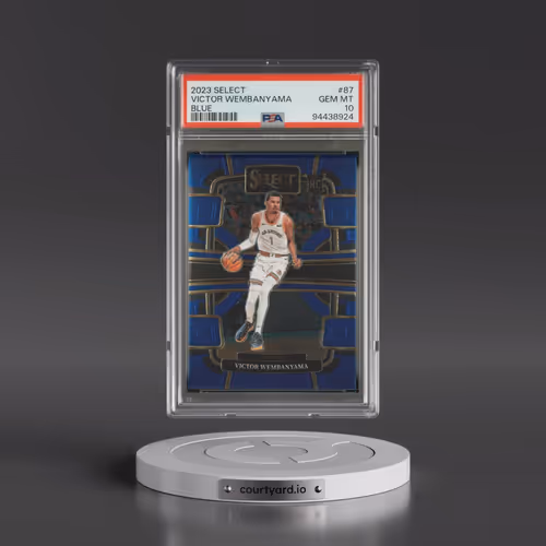2023 Panini Select #87 Victor Wembanyama - Blue (PSA 10 GEM MINT)