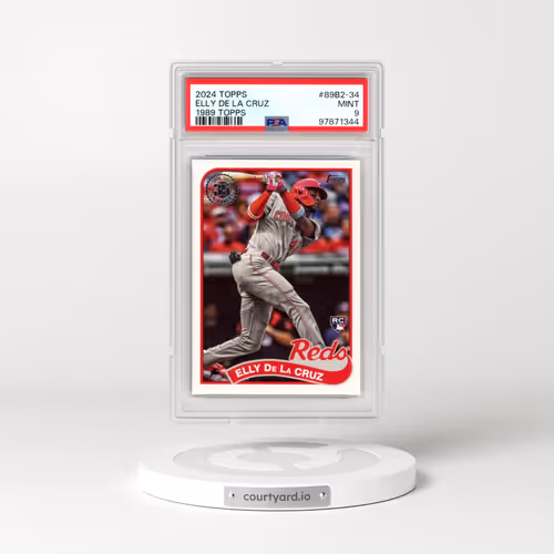 2024 Topps 1989 Topps Baseball #89B2-34 Elly de La Cruz - Series 2 (PSA 9 MINT)