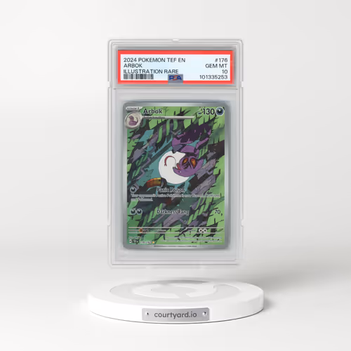 2024 Pokémon Tef EN-Temporal Forces #176 Arbok - Illustration Rare (PSA 10 GEM MINT)