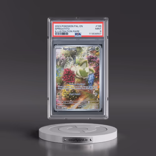 2023 Pokémon Pal EN-Paldea Evolved #196 Sprigatito - Illustration Rare (PSA 9 MINT)