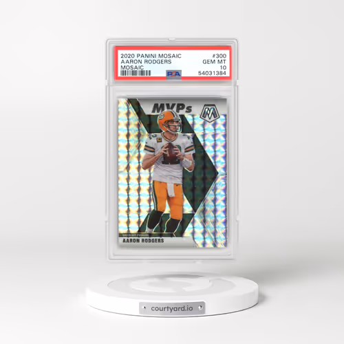 2020 Panini Mosaic #300 Aaron Rodgers - Mosaic (PSA 10 GEM MINT)