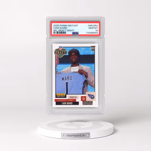 2025 Panini Instant NFL Draft Night #NFLDN1 Cam Ward (PSA 10 GEM MINT)
