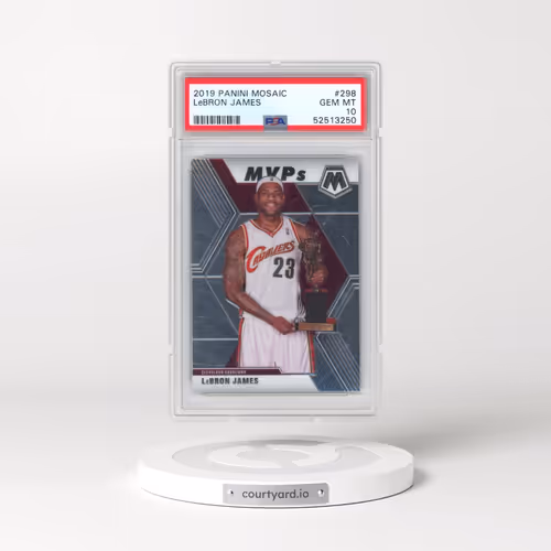 2019 Panini Mosaic #298 LeBron James (PSA 10 GEM MINT)