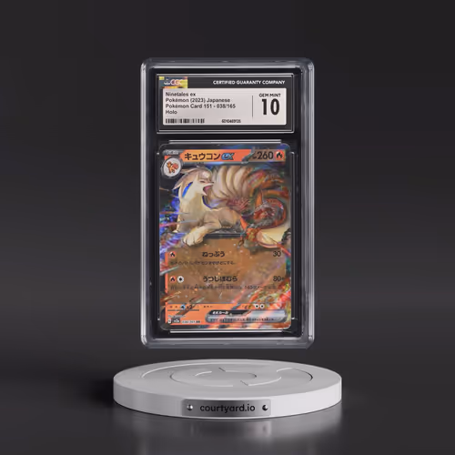 2023 Pokémon Card 151 #038/165 Ninetales ex - Holo (CGC 10 GEM MINT)