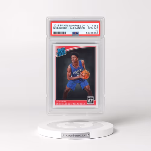 2018 Panini Donruss Optic #162 Shai Gilgeous-Alexander (PSA 10 GEM MINT)