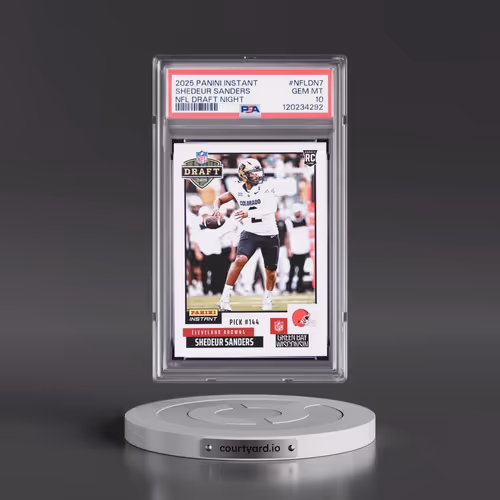 2025 Panini Instant NFL Draft Night #NFLDN7 Shedeur Sanders (PSA 10 GEM MINT)