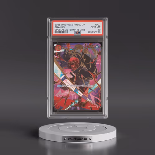 2025 One Piece Japanese PRB02-Premium Booster -One Piece Card the Best- Vol.2 #007 Shanks - Special