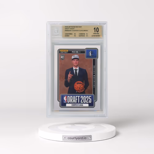2025 Panini Instant NBA Draft Night #1 Cooper Flagg (BGS 10 PRISTINE)