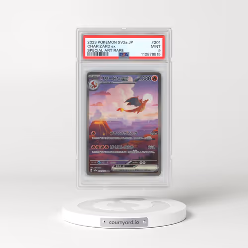 2023 Pokémon Sv2a-Pokemon 151 #201 Charizard EX - Holo Special Art Rare (PSA 9 MINT)