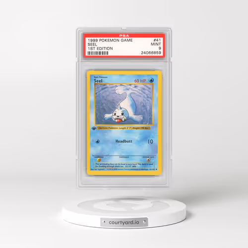 1999 Pokémon Game #41 Seel - 1st Edition (PSA 9 MINT)