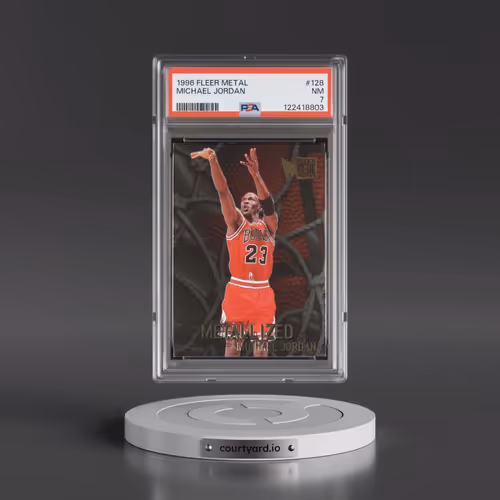 1996 Metal #128 Michael Jordan (PSA 7 NM)