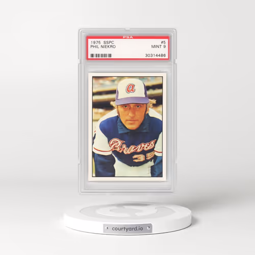 1975 SSPC #5 Phil Niekro (PSA 9 MINT)