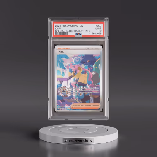 2024 Pokémon Paf EN-Paldean Fates #237 Iono - Special Illustration Rare (PSA 9 MINT)