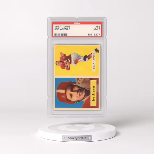 1957 Topps #66 Joe Arenas (PSA 7 NM)