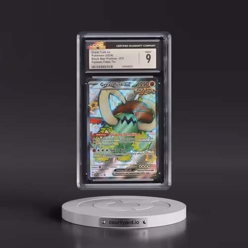 2023 Black Star Promos - Scarlet & Violet SVP EN #072 Great Tusk ex - Paldean Fates Tins (CGC 9 MINT