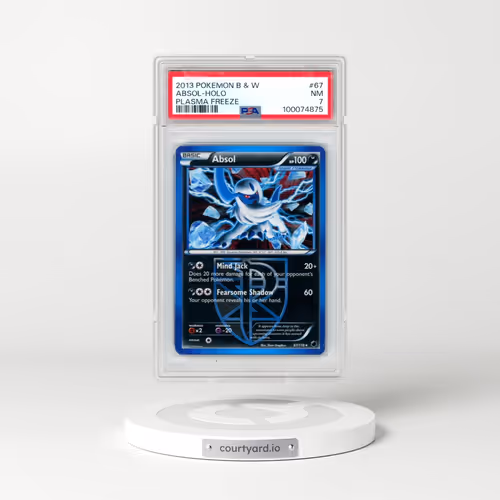 2013 Pokémon Black & White Plasma Freeze #67 Absol - Holo (PSA 7 NM)