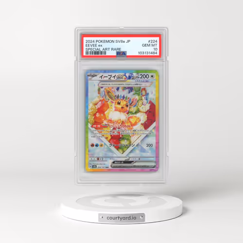 2024 Pokémon Sv8a-Terastal Fest EX #224 Eevee EX - Holo Special Art Rare (PSA 10 GEM MINT)